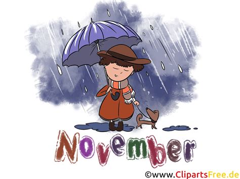 Free November Clip Art Images｜Illustoon.
